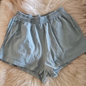 Los Angeles Apparel Sky Blue Athletic Shorts